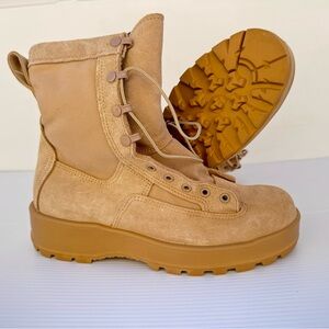 USGI Wellco Gore-Tex Cold Weather Combat Boots Sz 8.5N Desert Tan Military NWOB